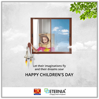 Eternia - Children's Day Post - Social Media Post by TechShu